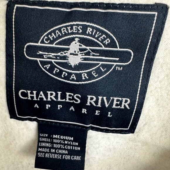 Charles River Apparel Unisex Windbreaker Jacket With Hoodie PURPLE  Size Medium - Picture 12 of 16